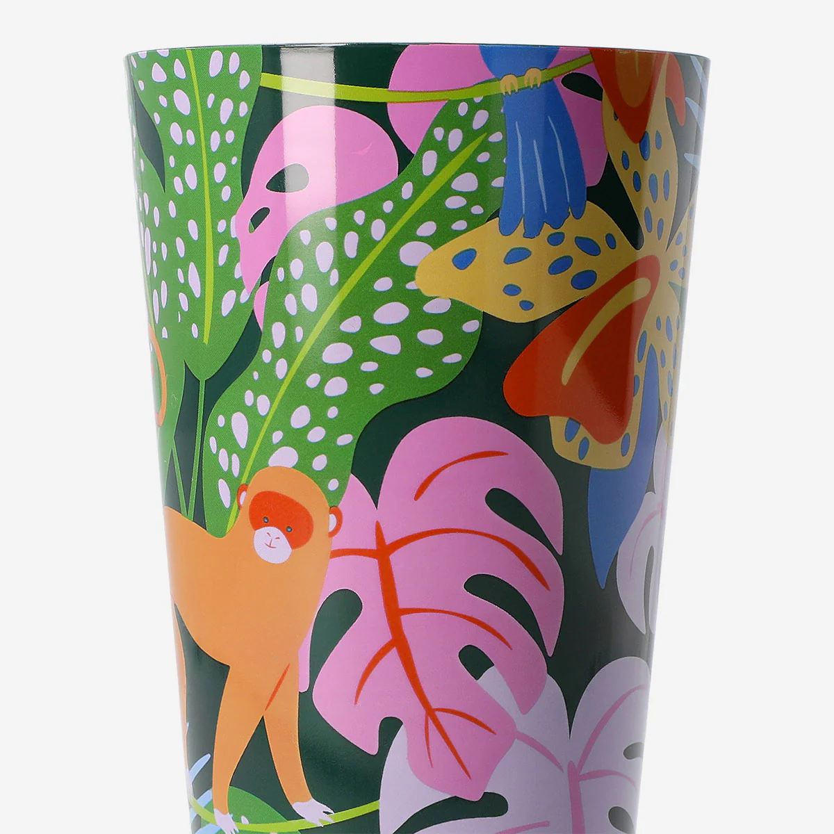 Reusable cup with tropical print - Image 3