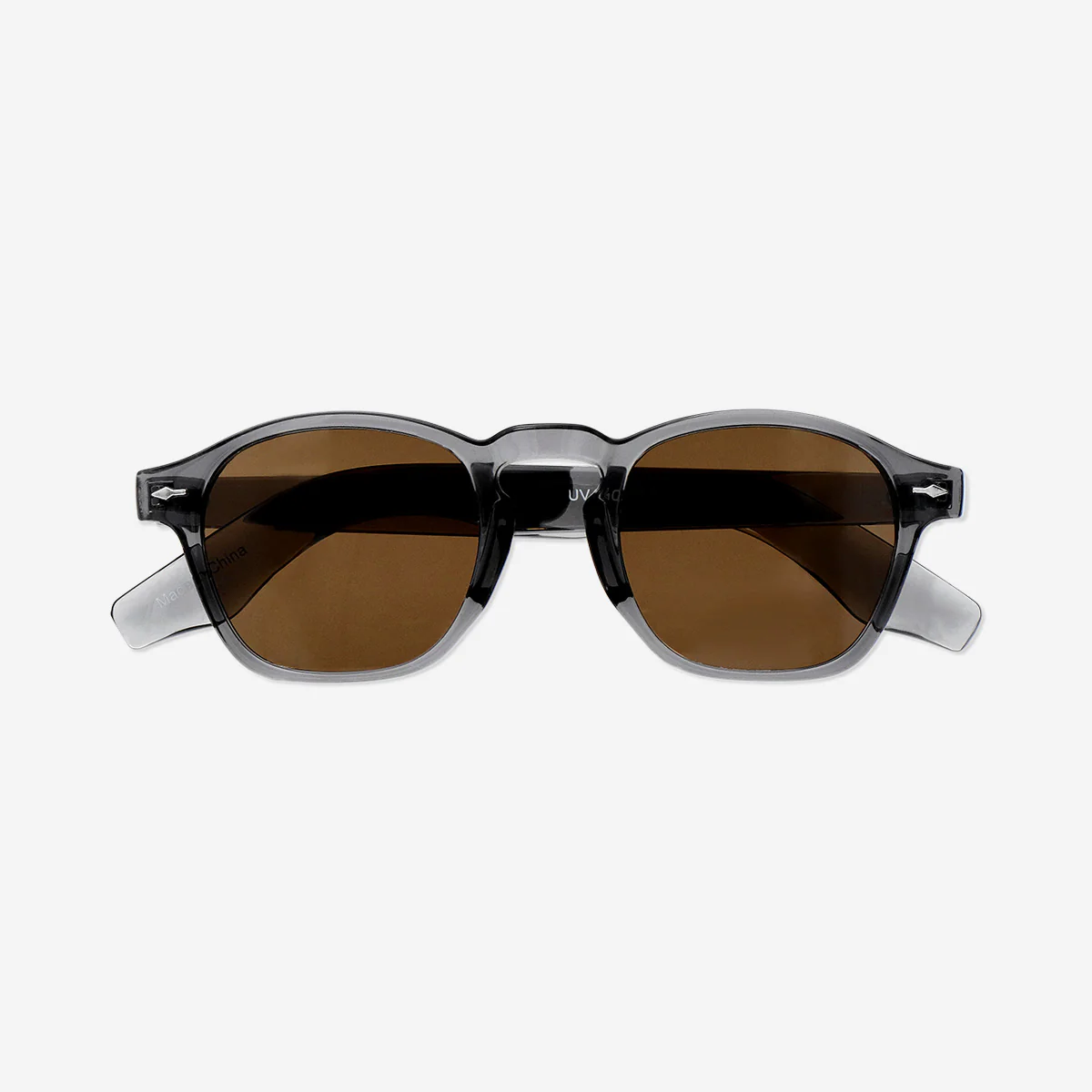 Round grey sunglasses