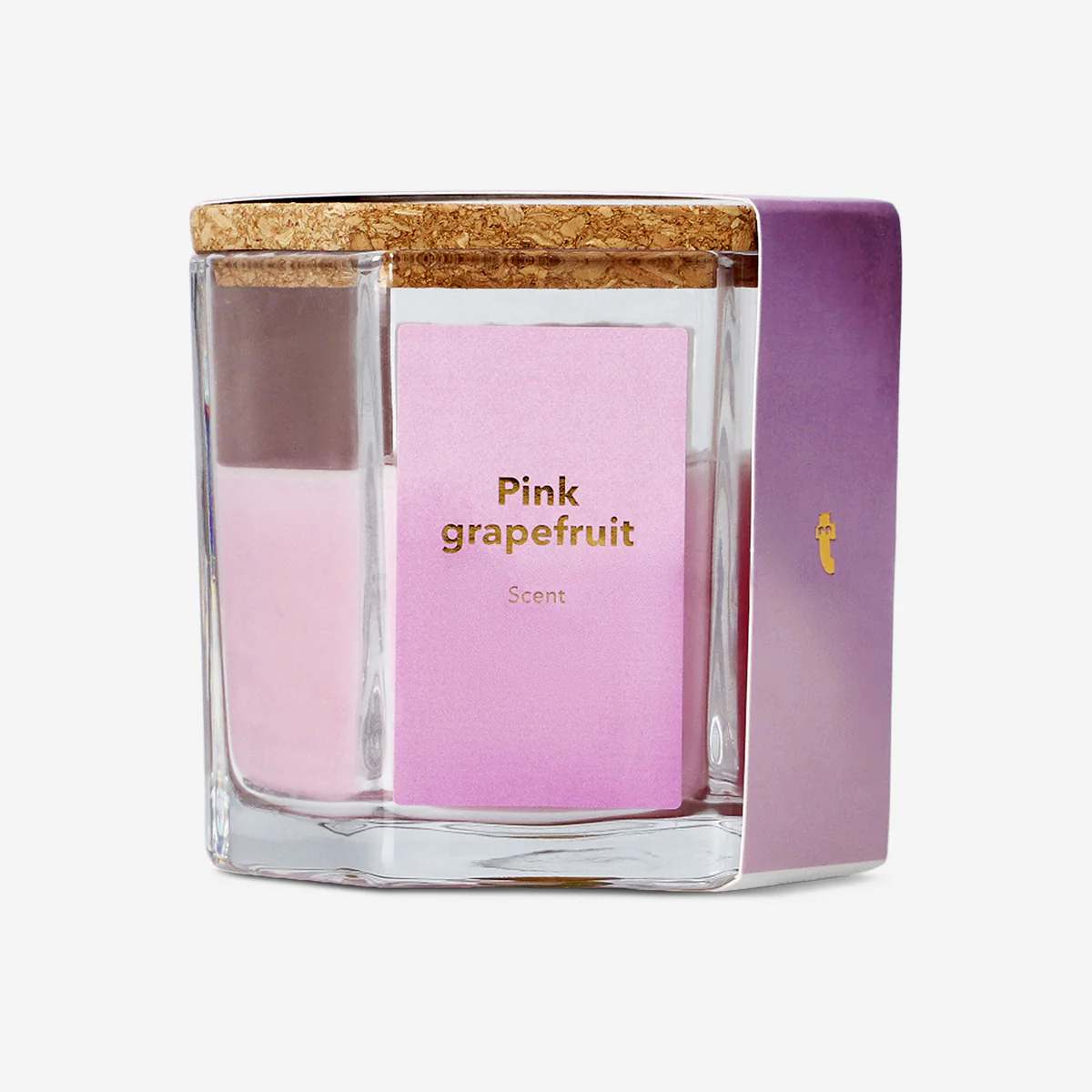 CL scented candles in glass with cork lid - Image 2