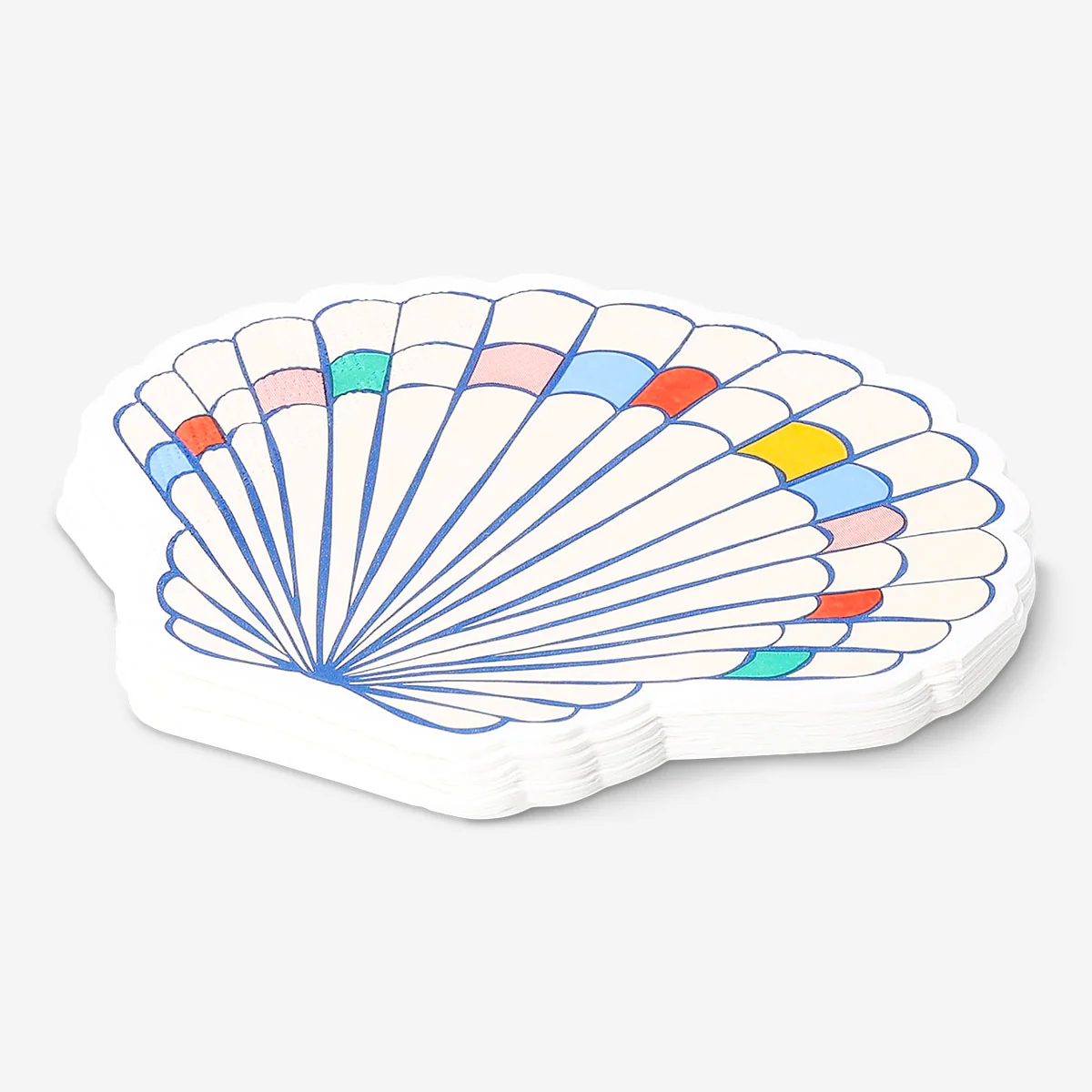 Seashell napkins - 16 pcs - Image 4