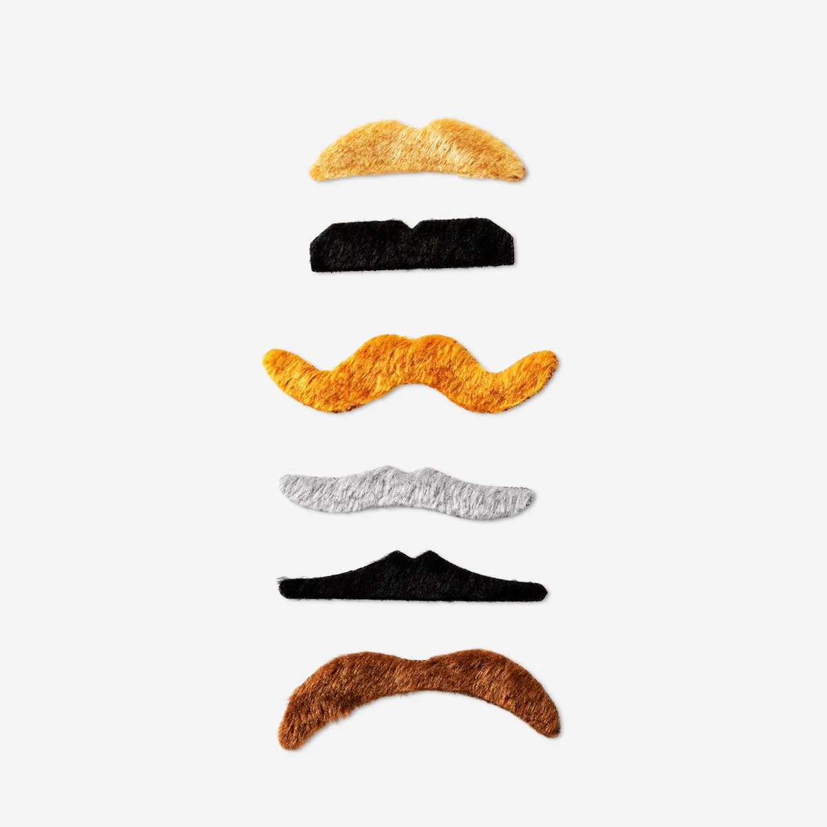 Self-Adhesive Moustaches - 6 pcs