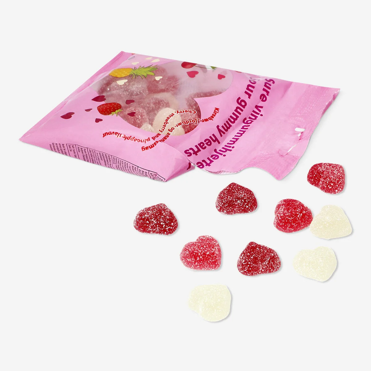 Sour gummy hearts - Image 2