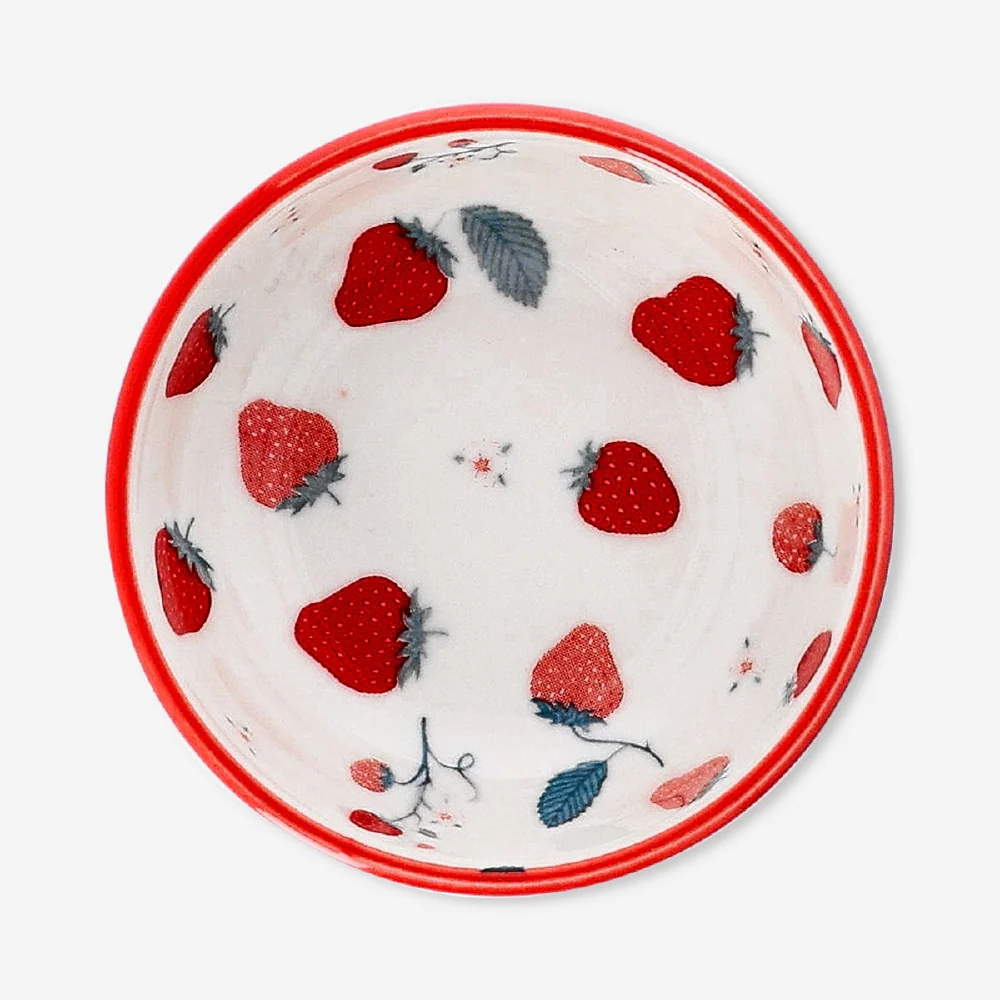Soya bowl with strawberry print - 8 cm - Image 2