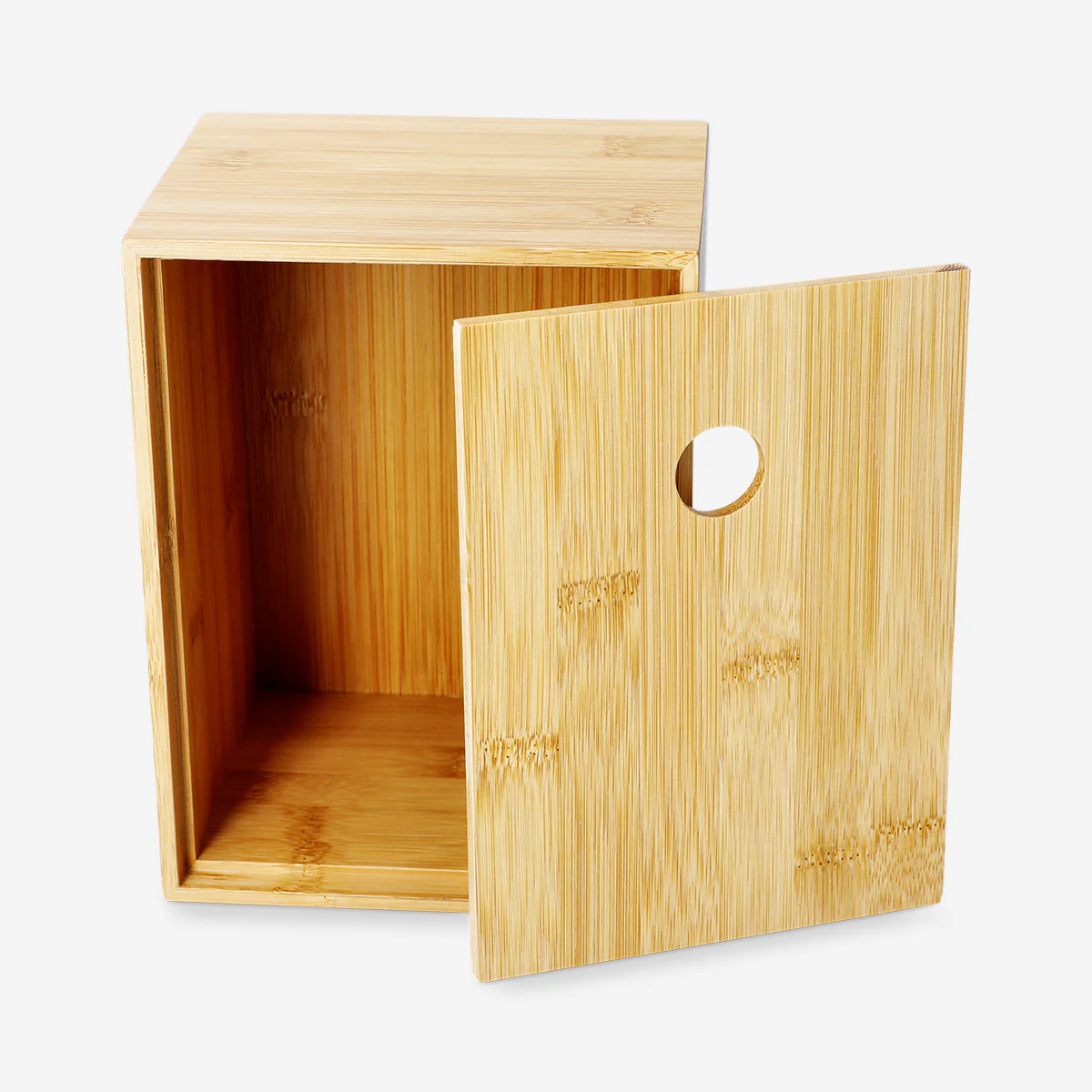 Stackable storage box with bamboo lid - 20 cm