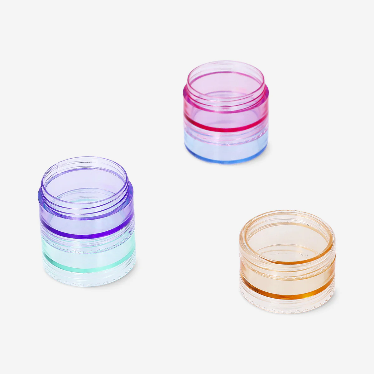 Stackable travel jars - 5 pcs - Image 2