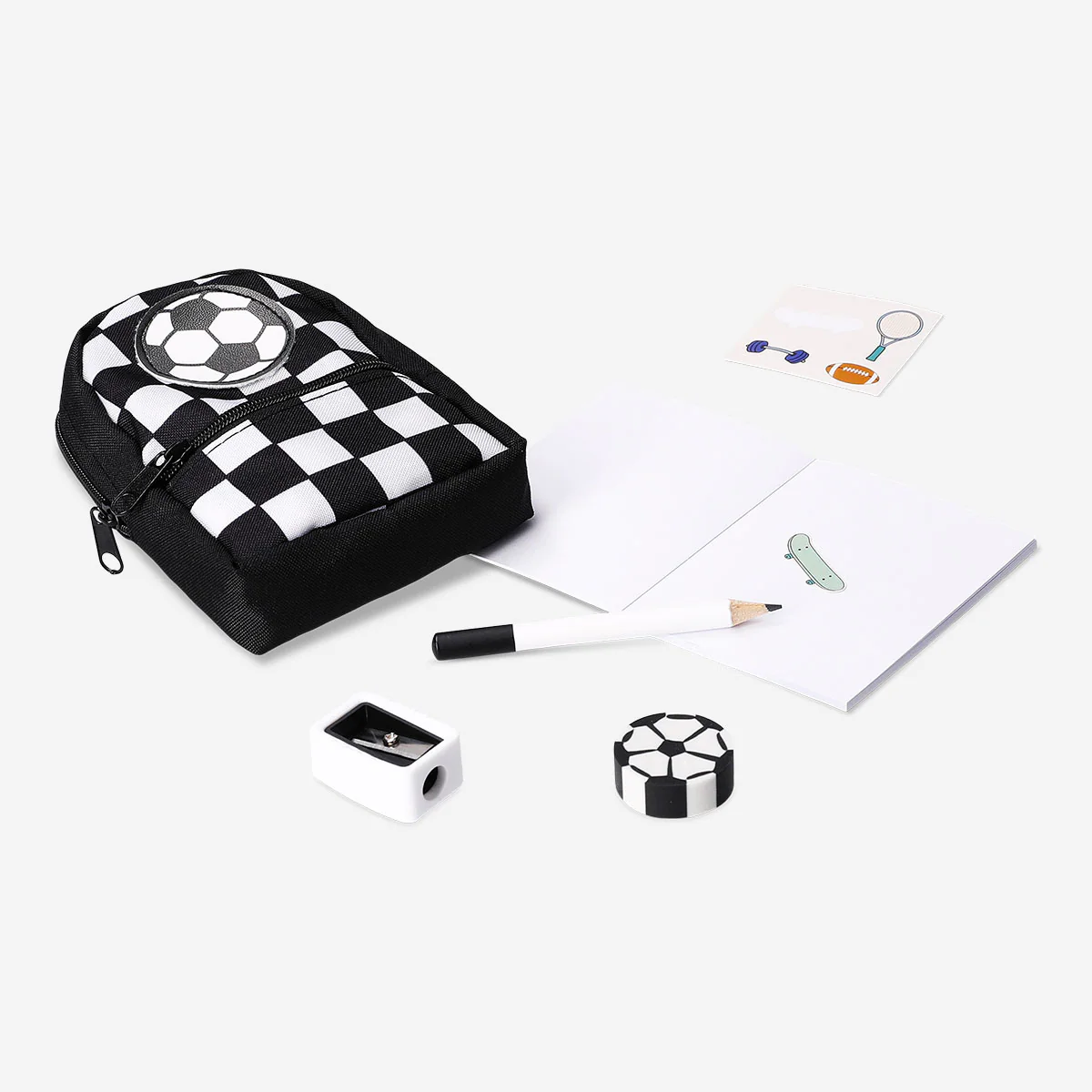 Stationery kit - Mini backpack soccer themed - Image 2