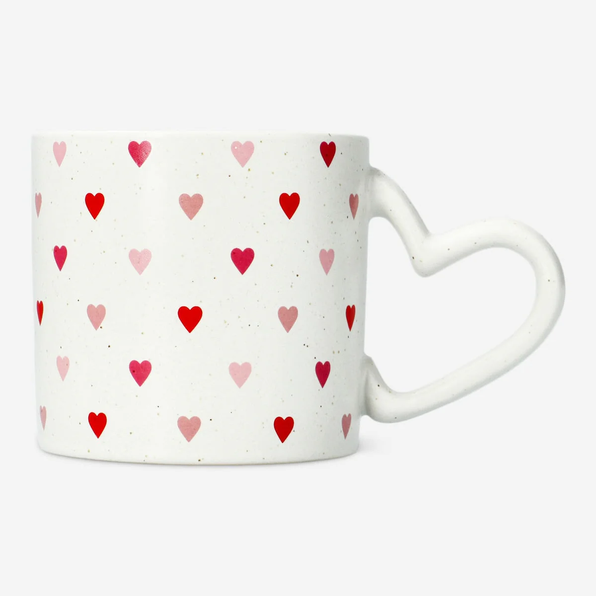 Stoneware mug with heart shaped handle - 390 ml - Image 2