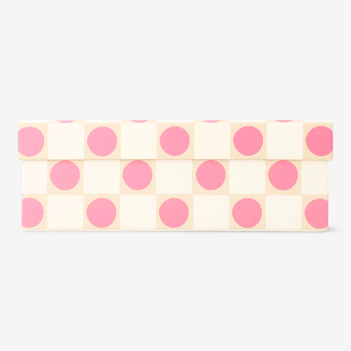 Storage box with pink polka dots - 14x20 cm - Image 3