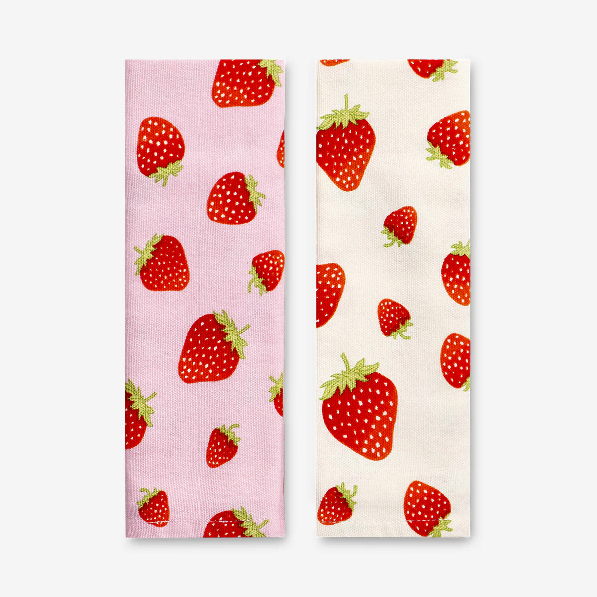 Strawberry tea towels - 2 pcs - Image 2