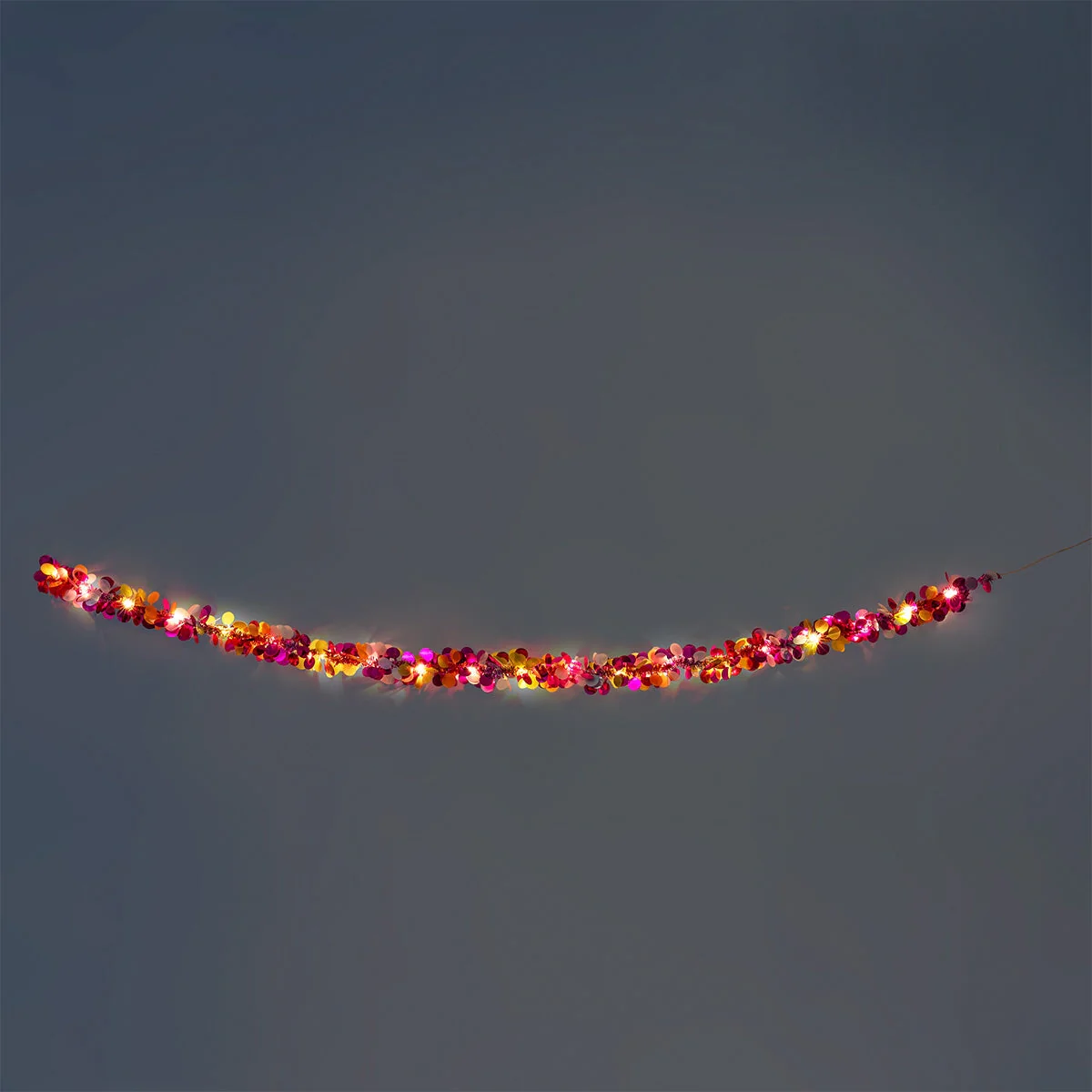String lights with multi coloured sequins - Image 2