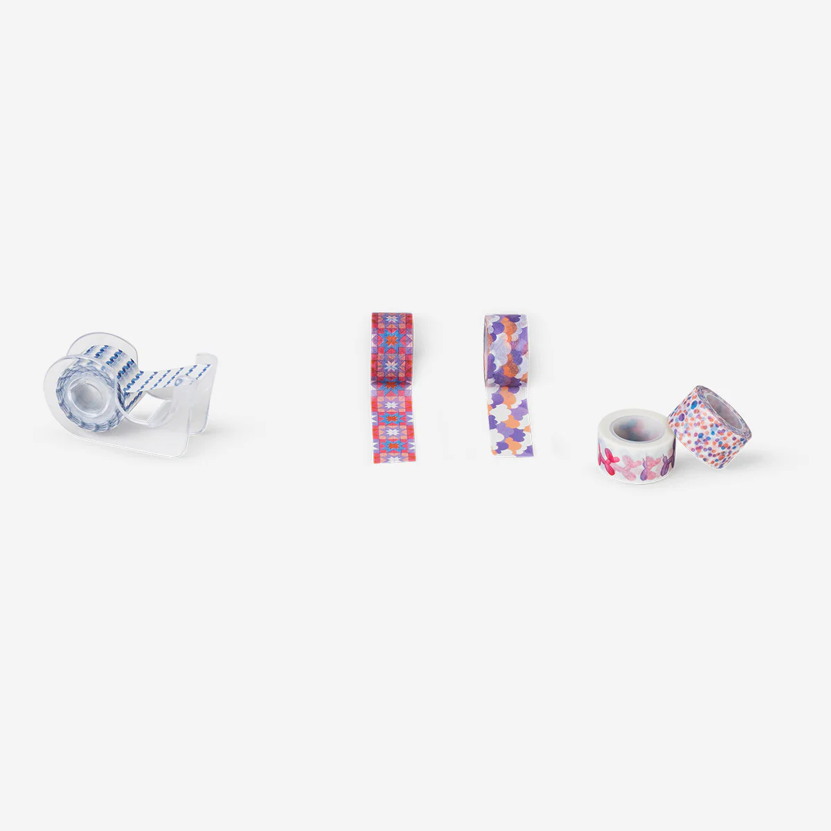 Tape dispenser with tape rolls- 5 pcs - Image 2