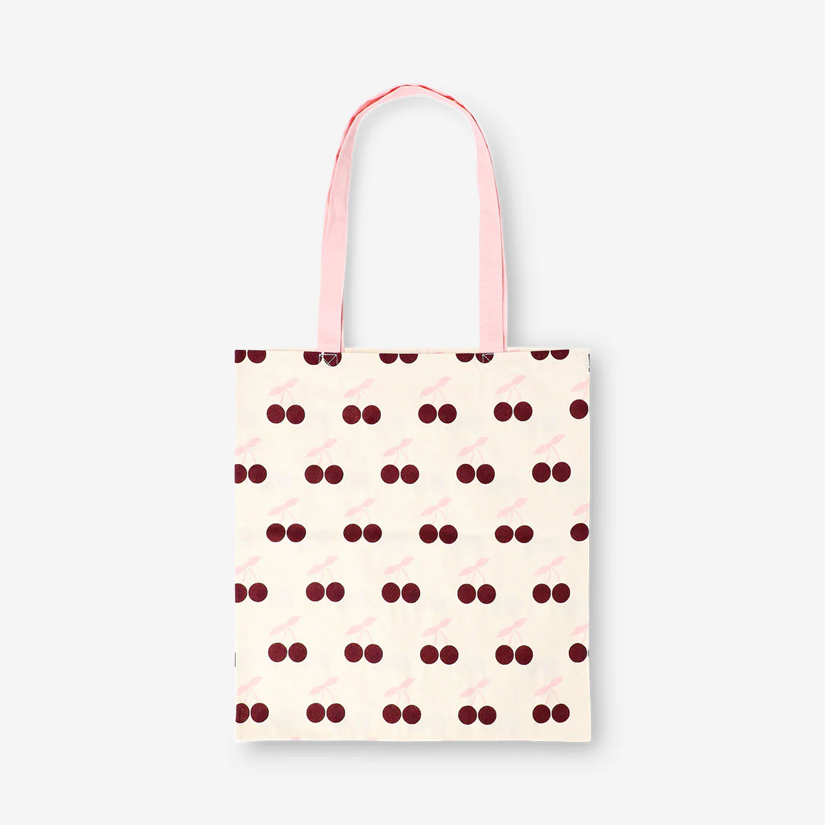 Tote bag - Pink and red cherries - Image 2