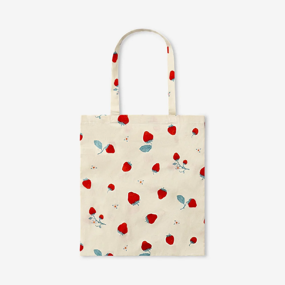 Tote bag - Strawberry print - Image 2