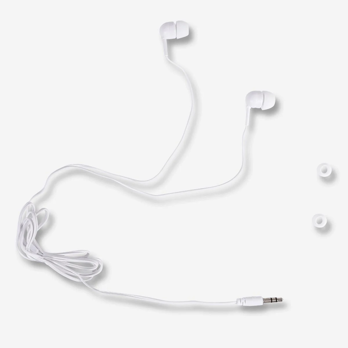 White In-Ear Headphones with Jack