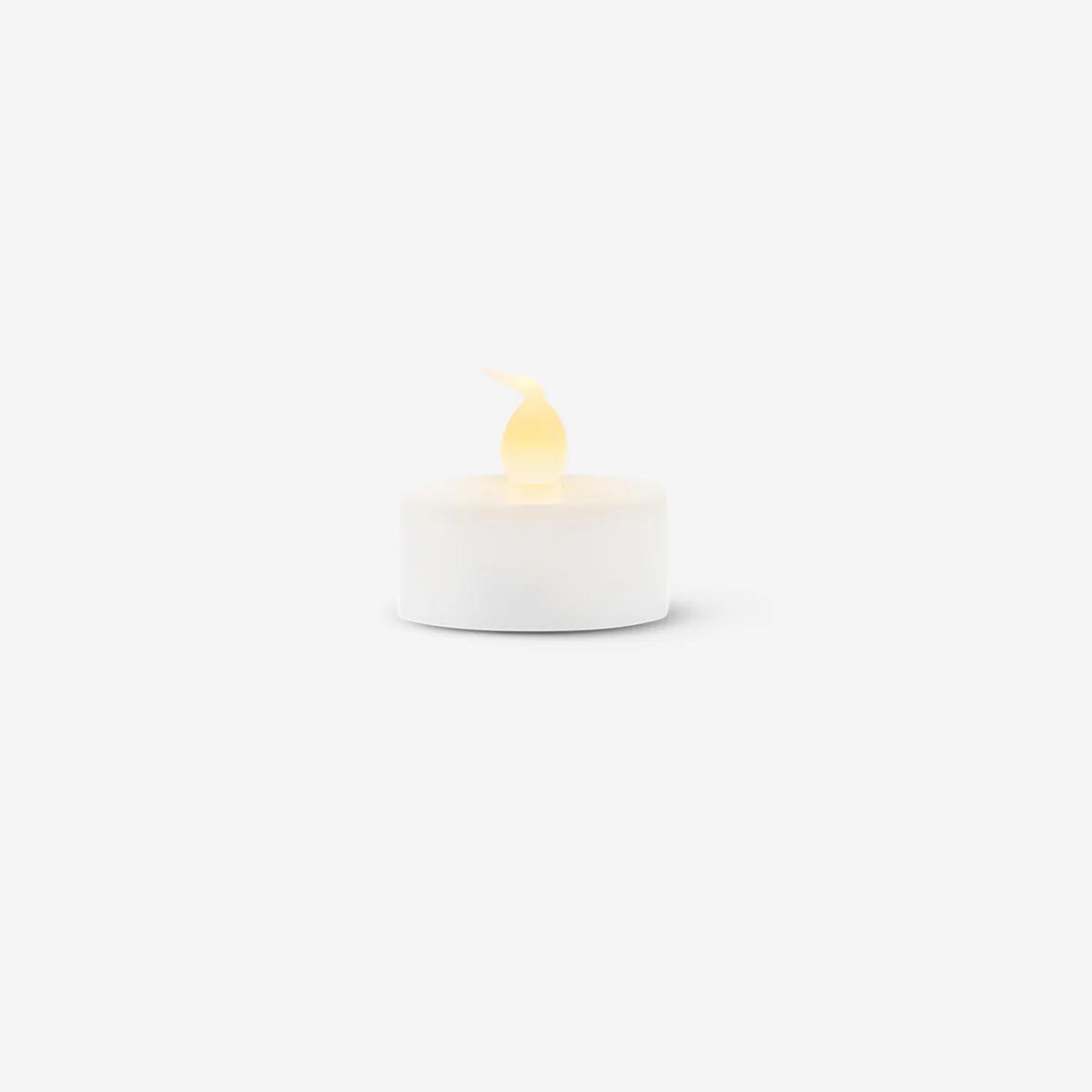 White LED tealights - 4 pcs