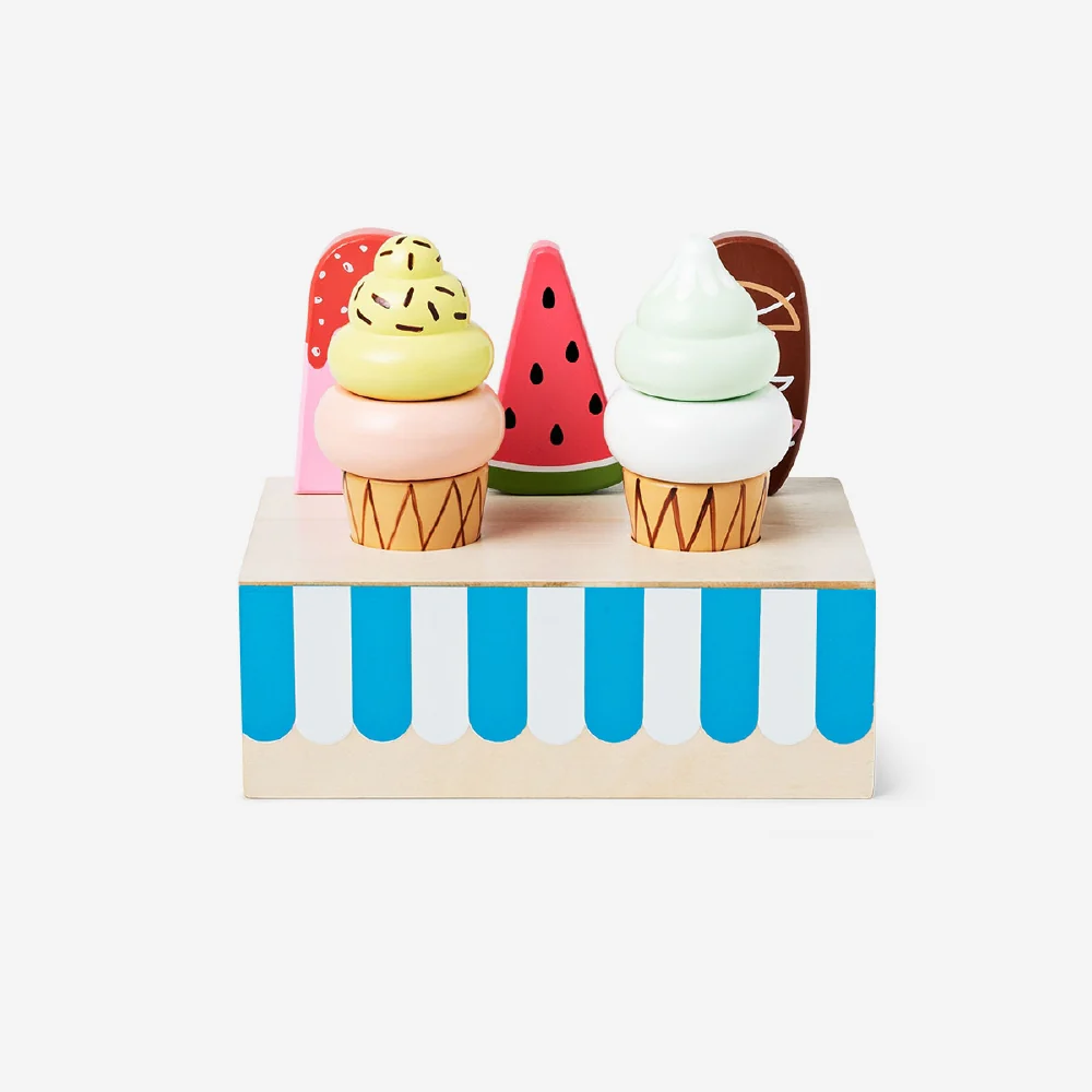Wooden play ice cream - Image 2