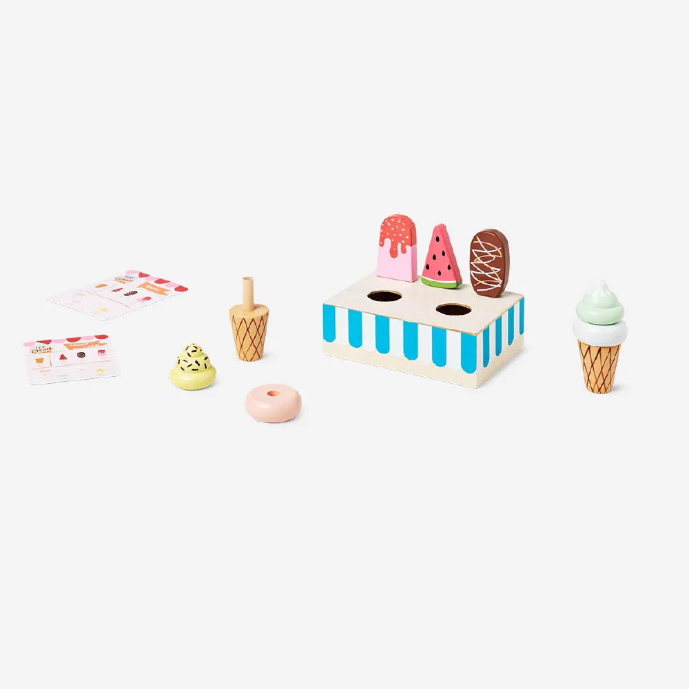 Wooden play ice cream - Image 3