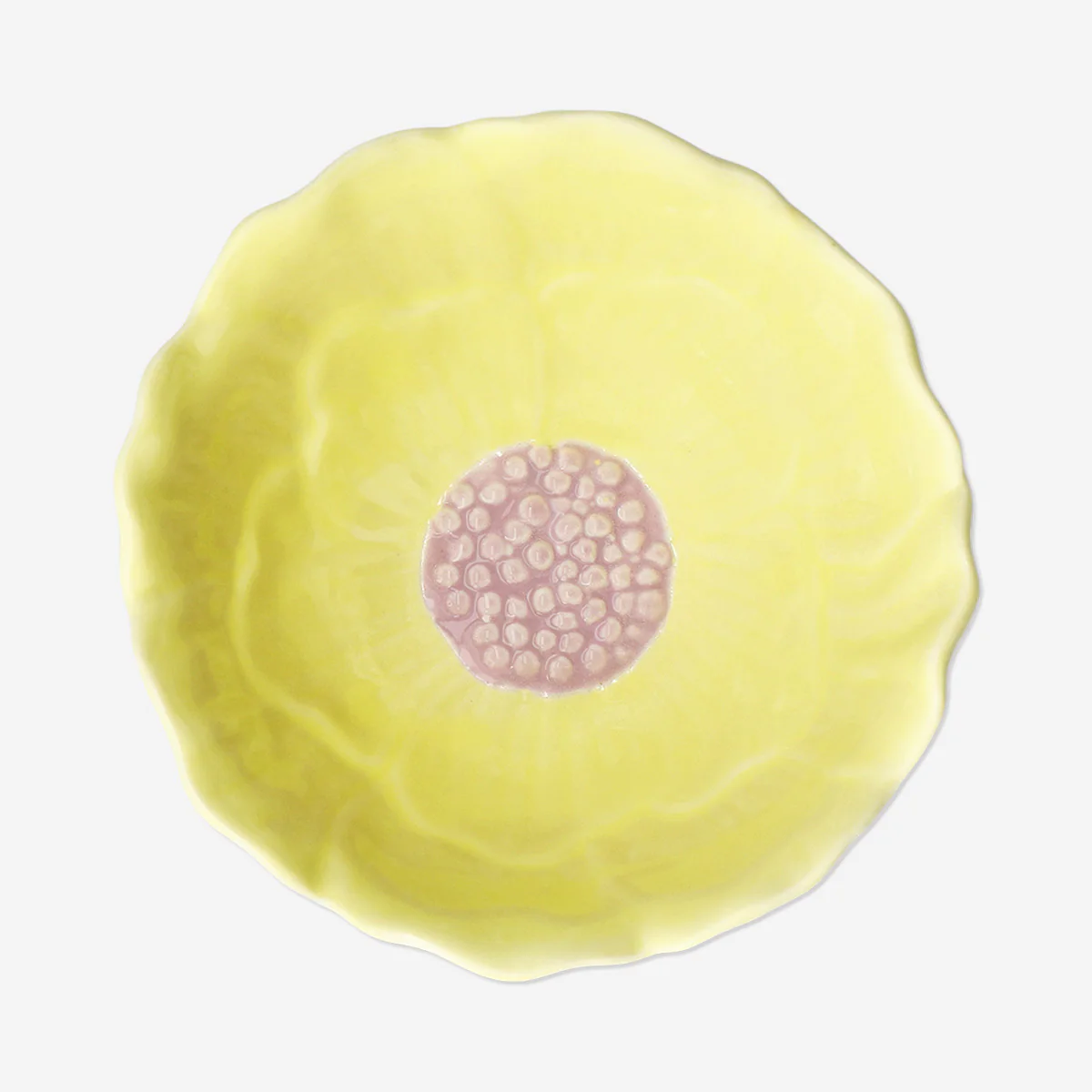 Yellow flower bowl - 11 cm - Image 2