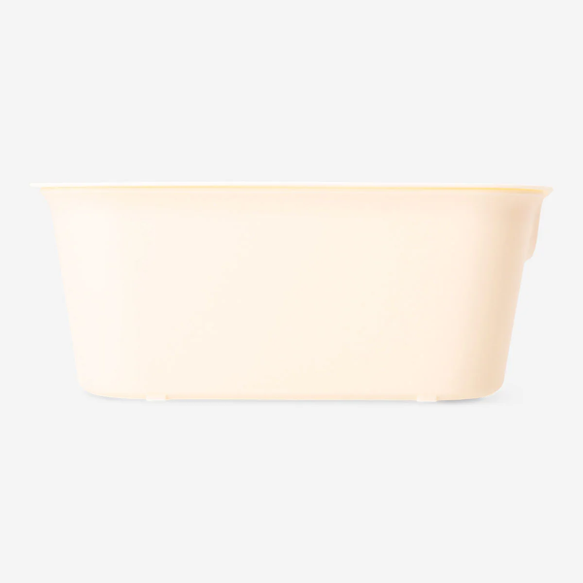 Yellow storage box with lid - 19x26 cm - Image 3