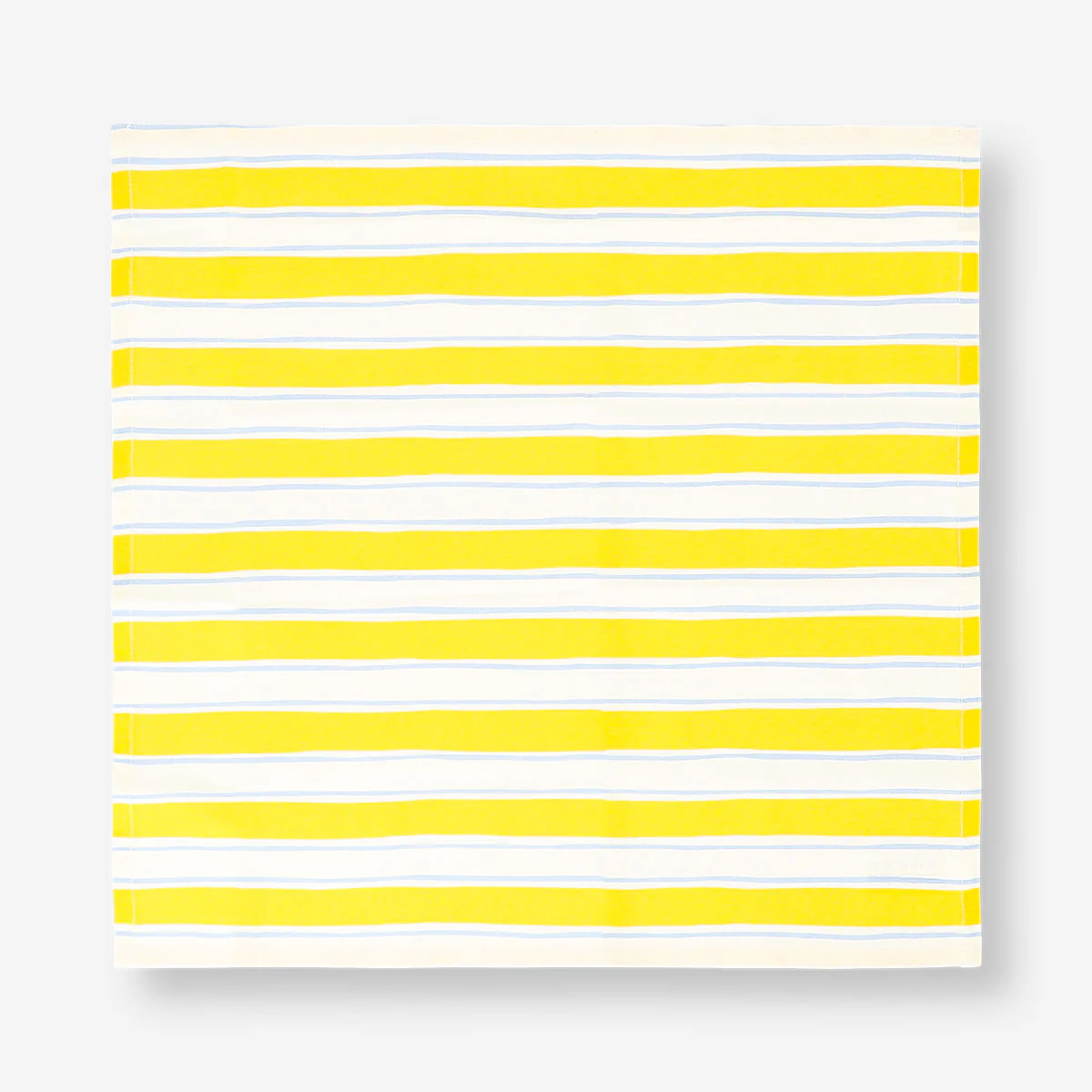 Yellow striped fabric napkins - 2 pcs - Image 3